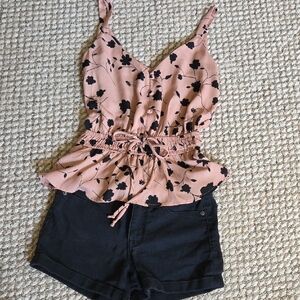 Pick 4 For $25! Aeropostale Pink Floral Camisole Top